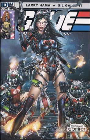 G.I. Joe: A Real American Hero issue 200-E Jamie Tyndall Yesteryear Comics Cover 1/750
