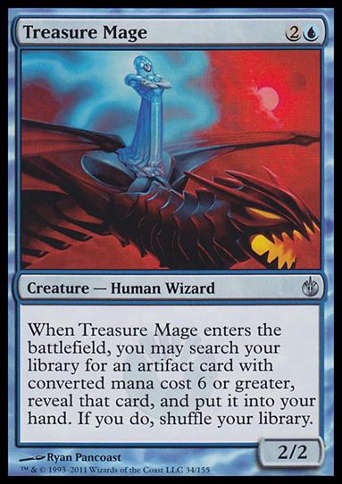 Magic the Gathering: Mirrodin Besieged (Base Set) card 34 Treasure Mage