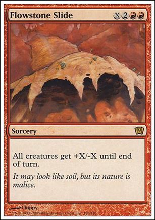 Magic the Gathering: 9th Edition (Base Set) card 186 Flowstone Slide