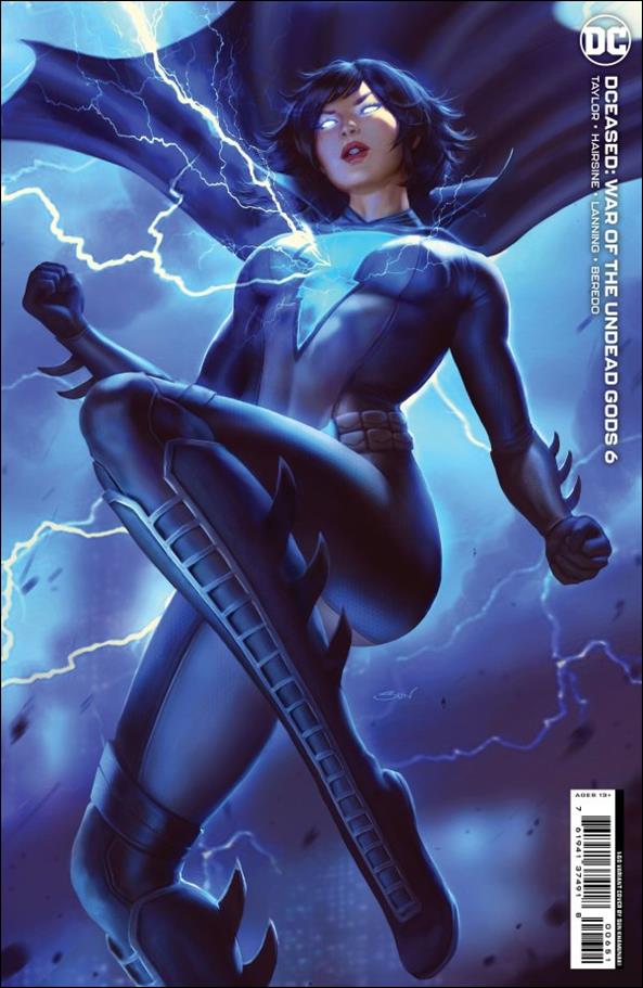 DCeased: War of the Undead Gods issue 6-E Sun Khamunaki 1:50 Cardstock Cover