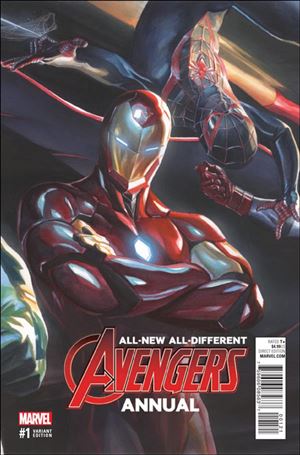 All-New, All-Different Avengers Annual issue 1-B Alex Ross Iron Man Cover