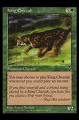 Magic the Gathering: Visions (Base Set) card 110 King Cheetah