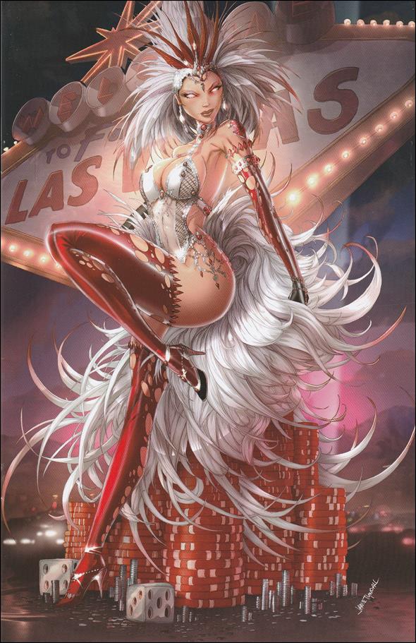 White Widow issue 4-ZA Jamie Tyndall Vegas Virgin Cover