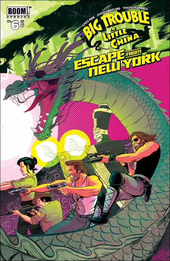 Big Trouble in Little China / Escape from New York issue 6 Daniel Bayliss Cover
