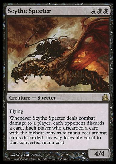 Magic the Gathering: Commander (Base Set) card 97 Scythe Specter