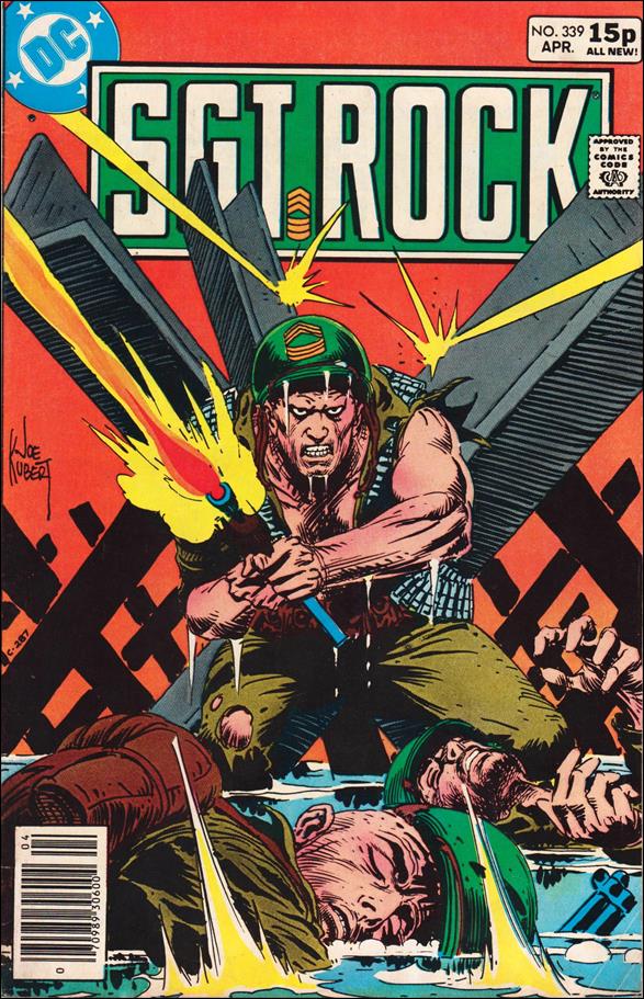 Sgt. Rock (1977) issue 339-B UK Price Cover