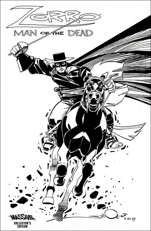 Zorro: Man of the Dead issue 2-F Walt Simonson Unlocked Cover