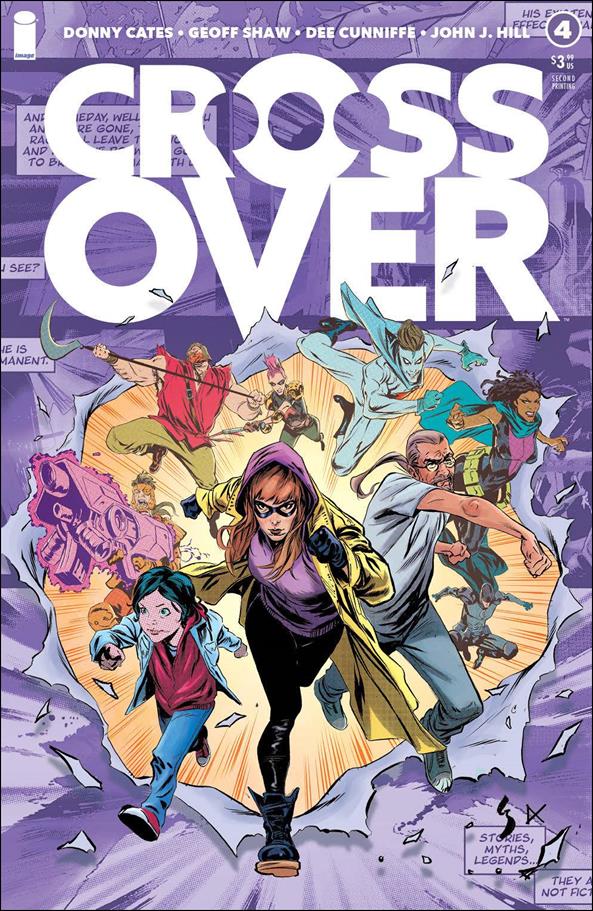 Crossover (2020) issue 4-H Geoff Shaw Purple Cover (2nd Printing)