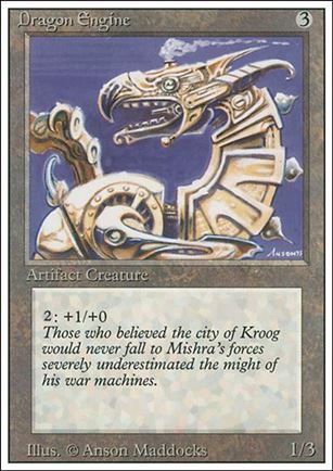 Magic the Gathering: Revised (Base Set) card 246 Dragon Engine