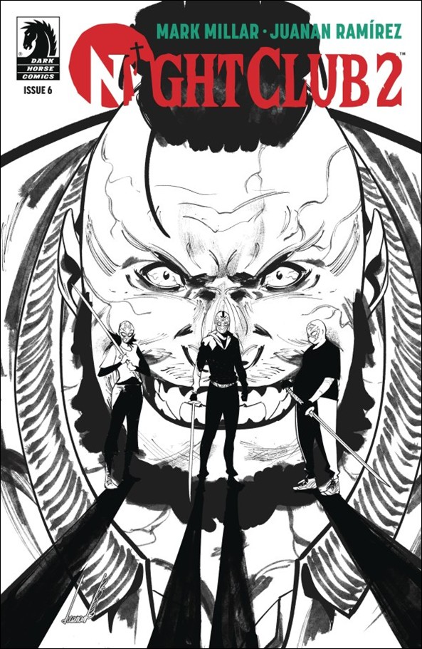 Night Club 2 issue 6-B Juanan Ramírez B&W Cover