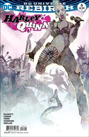 Harley Quinn (2016) issue 6-B Bill Sienkiewicz Cover