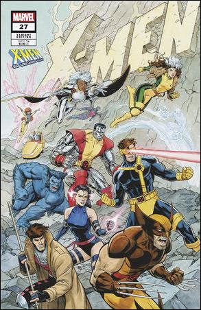 X-Men (2021) issue 27-G Paolo Rivera X-Men 60th Anniversary Cover