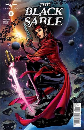 Black Sable issue 5 Drew Edward Johnson Cover