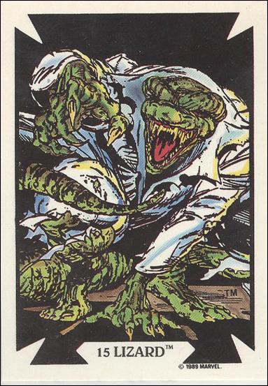 Todd McFarlane Super Heroes: Series 1 (Base Set) card 15 Lizard