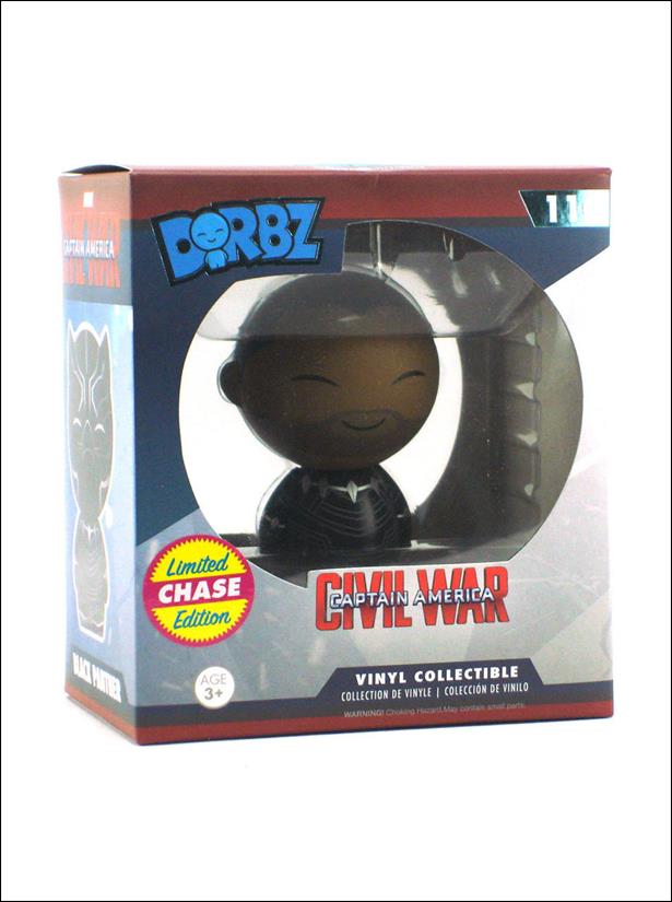 Dorbz figure 110-B Black Panther (Unmasked)
