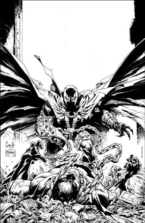 Batman/Spawn issue 1-P Todd McFarlane 1:666 Signed Cover