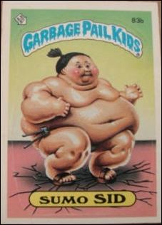 Garbage Pail Kids: Series 02 (Base Set) card 83b Sumo Sid