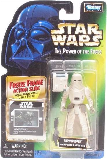 Star Wars: The Power of the Force 2 3 3/4" Basic Action Figures figure 48-C Snowtrooper (Sealt-Marie) w/ Freeze Frame