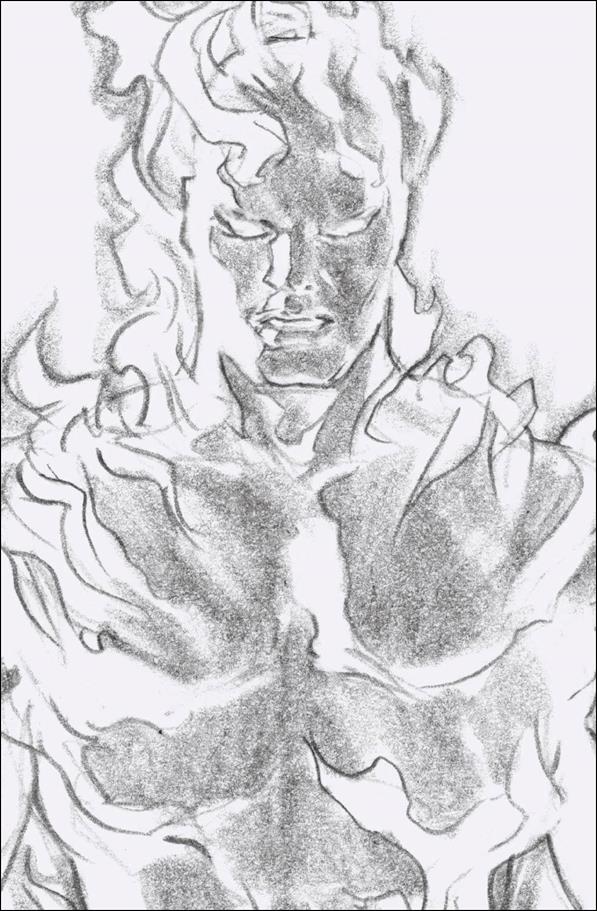 Fantastic Four (2018) issue 24-G Alex Ross 1:100 Human Torch Timeless Sketch Cover