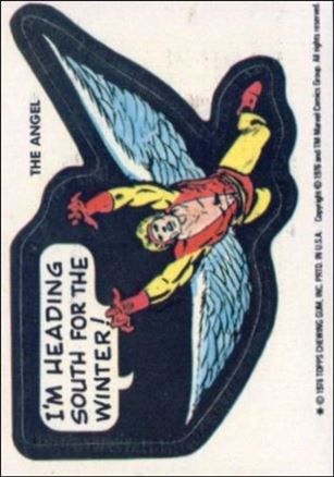 Marvel Super Heroes Stickers (Base Set) card NN30 The Angel - 