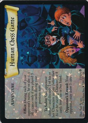 Harry Potter (Base Set) card 11 Human Chess Game