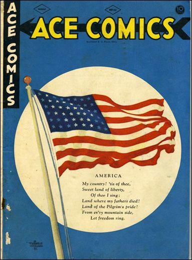 Ace Comics issue 65 The American Flag