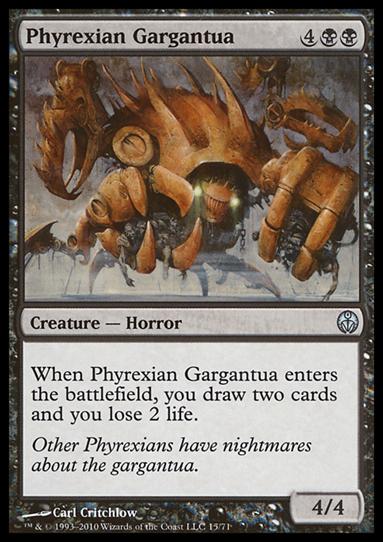 Magic the Gathering: Duel Decks: Phyrexia vs. the Coalition (Base Set) card 15 Phyrexian Gargantua