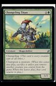 Magic the Gathering: Lorwyn (Base Set) card 200 Changeling Titan