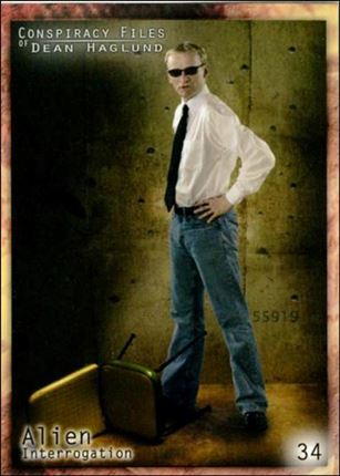 Conspiracy Files of Dean Haglund (Base Set) card 34 Alien Interrogation