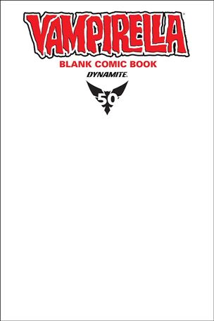 Vampirella Blank Comic Book Cover Image 1