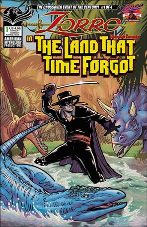 Zorro in the Land That Time Forgot issue 1-B Miriana Puglia Cover