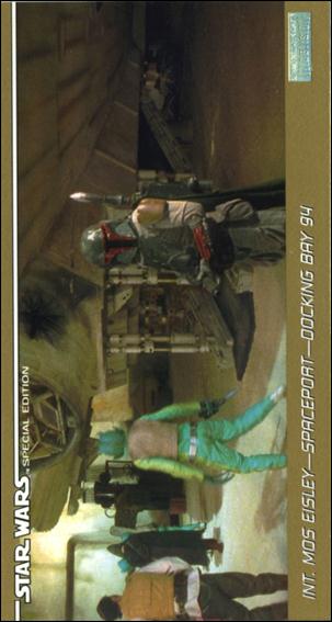 Star Wars Trilogy Special Edition Widevision  (Base Set) card 31 Int. Mos Eisley - Spaceport - Docking Bay 94