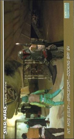 Star Wars Trilogy Special Edition Widevision  (Base Set) card 31 Int. Mos Eisley - Spaceport - Docking Bay 94