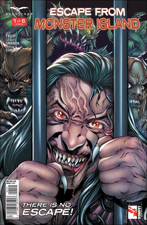 Escape from Monster Island issue 1-B Antonio Bifulco Cover