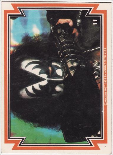KISS: Series 1 (Base Set) card 11 Gene Simmons