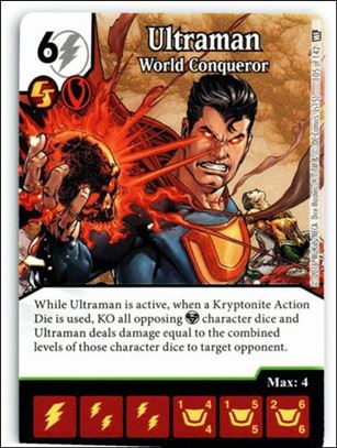 DC Comics Dice Masters World's Finest card 105 Ultraman: World Conqueror 