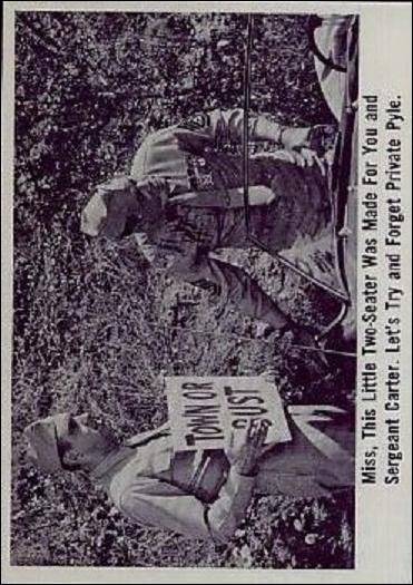 Gomer Pyle (Base Set) card 62 Miss, This Little Two-Seater Was Made For You and 