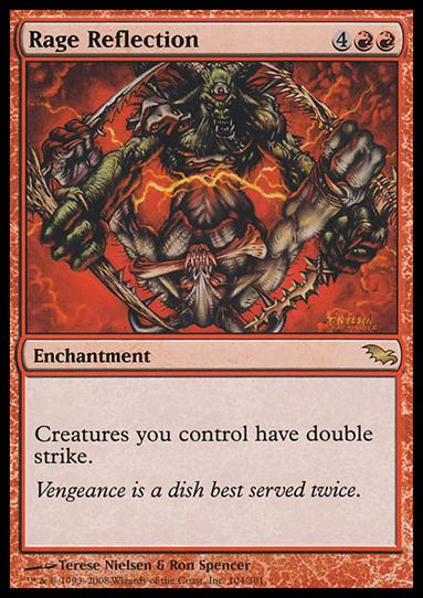 Magic the Gathering: Shadowmoor (Base Set) card 104 Rage Reflection
