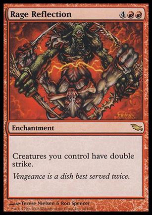 Magic the Gathering: Shadowmoor (Base Set) card 104 Rage Reflection