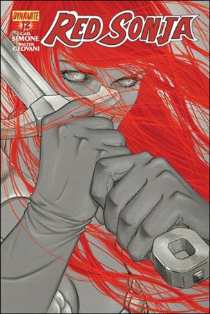 Red Sonja (2013) issue 12-D Jenny Frison 1:15 Black, White & Red Cover