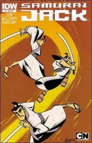Samurai Jack issue 6-B Michael Avon Oeming Subscription Cover
