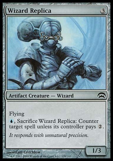 Magic the Gathering: Planechase (Base Set) card 129 Wizard Replica