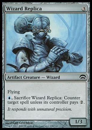 Magic the Gathering: Planechase (Base Set) card 129 Wizard Replica