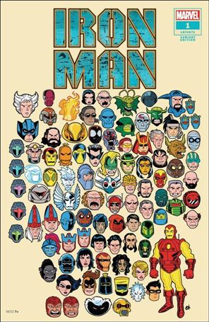 Iron Man (2024) issue 1-B Dave Bardin Deadly Foes Cover