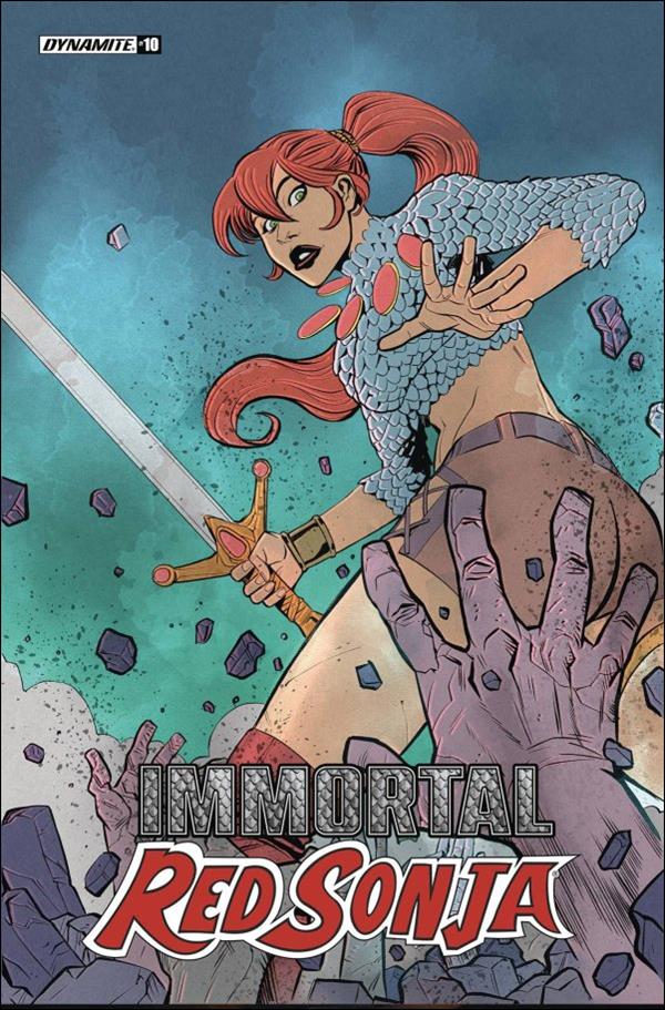 Immortal Red Sonja issue 10-B Drew Moss Cover