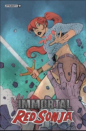 Immortal Red Sonja issue 10-B Drew Moss Cover