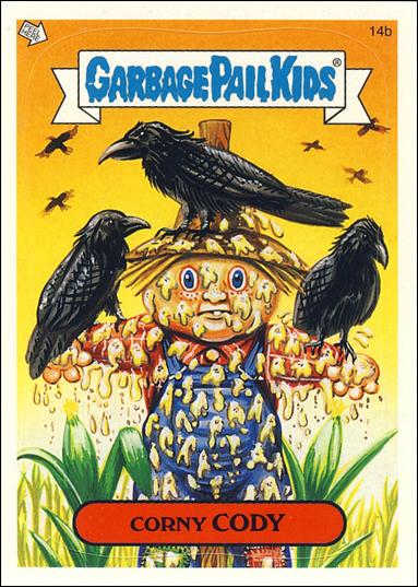 Garbage Pail Kids All-New Series 2 (Base Set)   card 14b Corny Cody