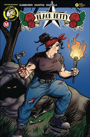 Black Betty issue 7-B Rafael Dantas Tattered & Torn Cover