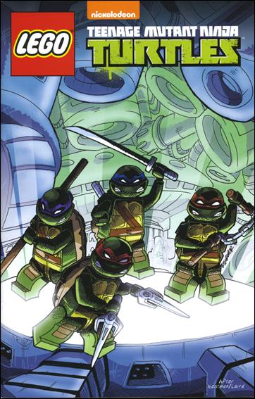 SDCC 2014 Exclusive LEGO Teenage Mutant Ninja Turtles issue nn-B TMNT #4 Homage Cover