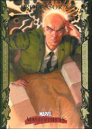 2007 Marvel Masterpieces (Parallel Gold Border Base Set) card 65 Professor X